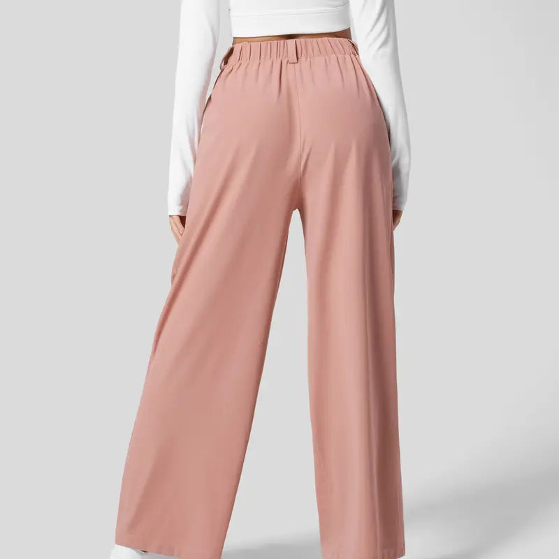 Peppy - High Waisted Waffle Pants