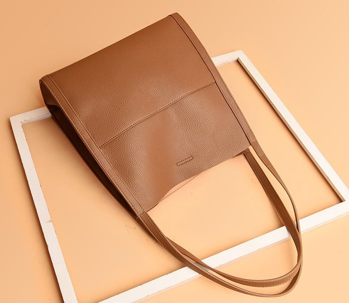 Handmade Shoulder Bag in Vegan Leather