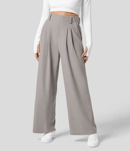 Peppy - High Waisted Waffle Pants