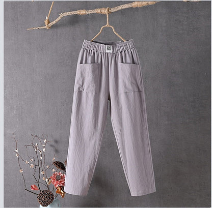 Ava - Linen Crop Pants