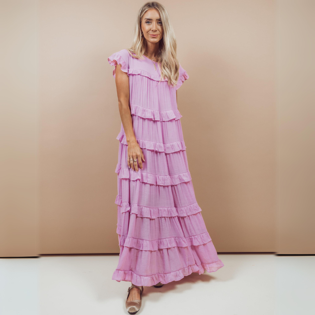 Betty Ruffle Tiered Dress