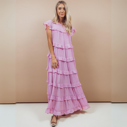 Betty Ruffle Tiered Dress