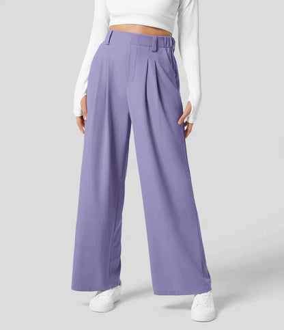 Peppy - High Waisted Waffle Pants