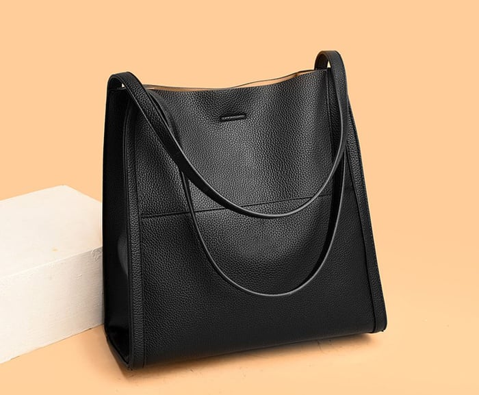 Handmade Shoulder Bag in Vegan Leather