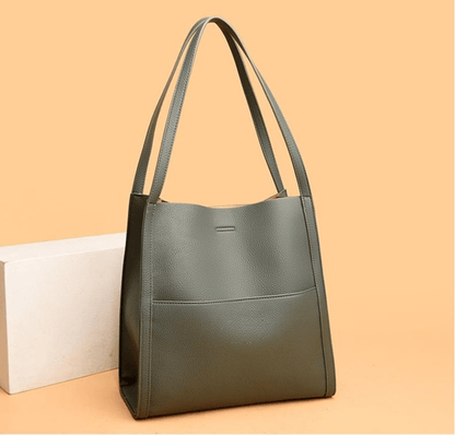 Handmade Shoulder Bag in Vegan Leather