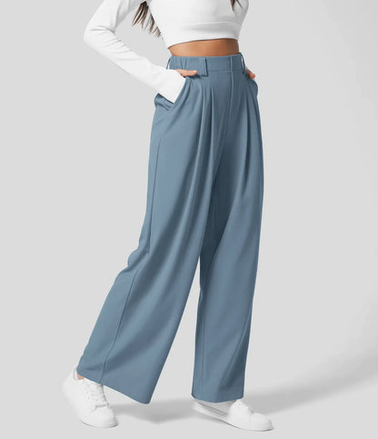 Peppy - High Waisted Waffle Pants
