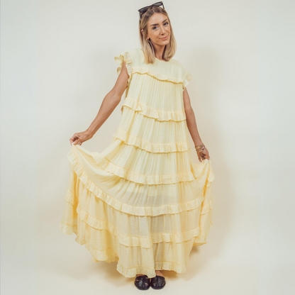 Betty Ruffle Tiered Dress