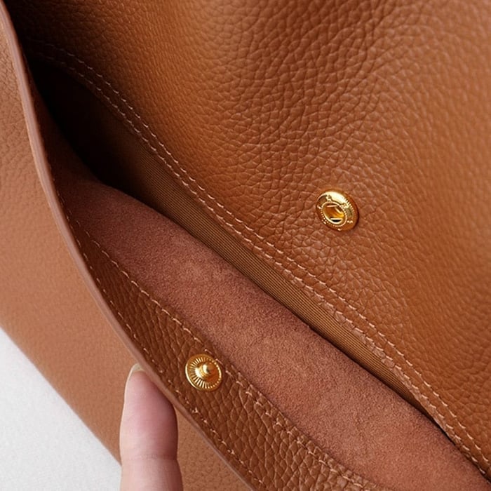 Handmade Shoulder Bag in Vegan Leather