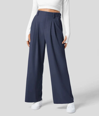 Peppy - High Waisted Waffle Pants