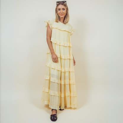 Betty Ruffle Tiered Dress