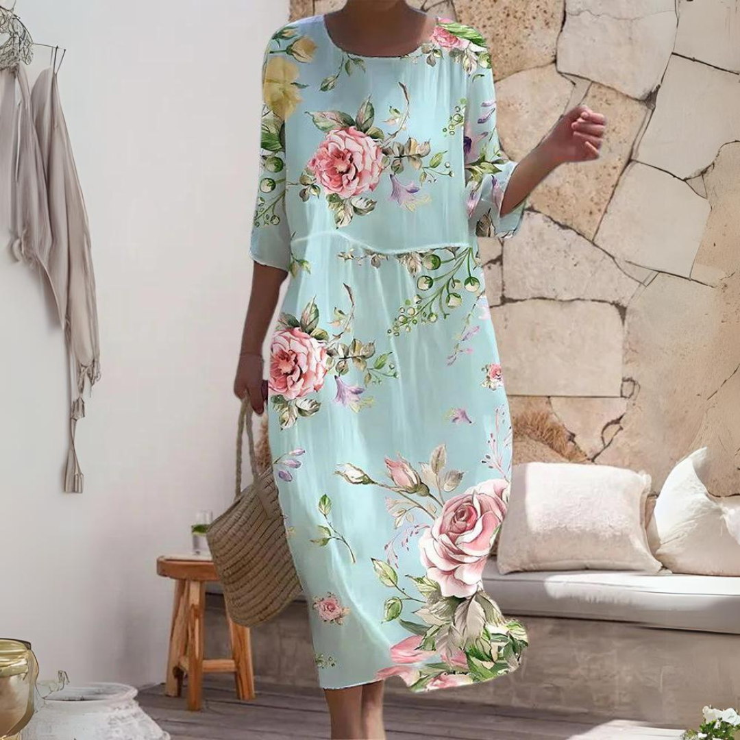 Martha - Elegant Floral Dress