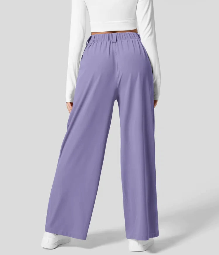 Peppy - High Waisted Waffle Pants