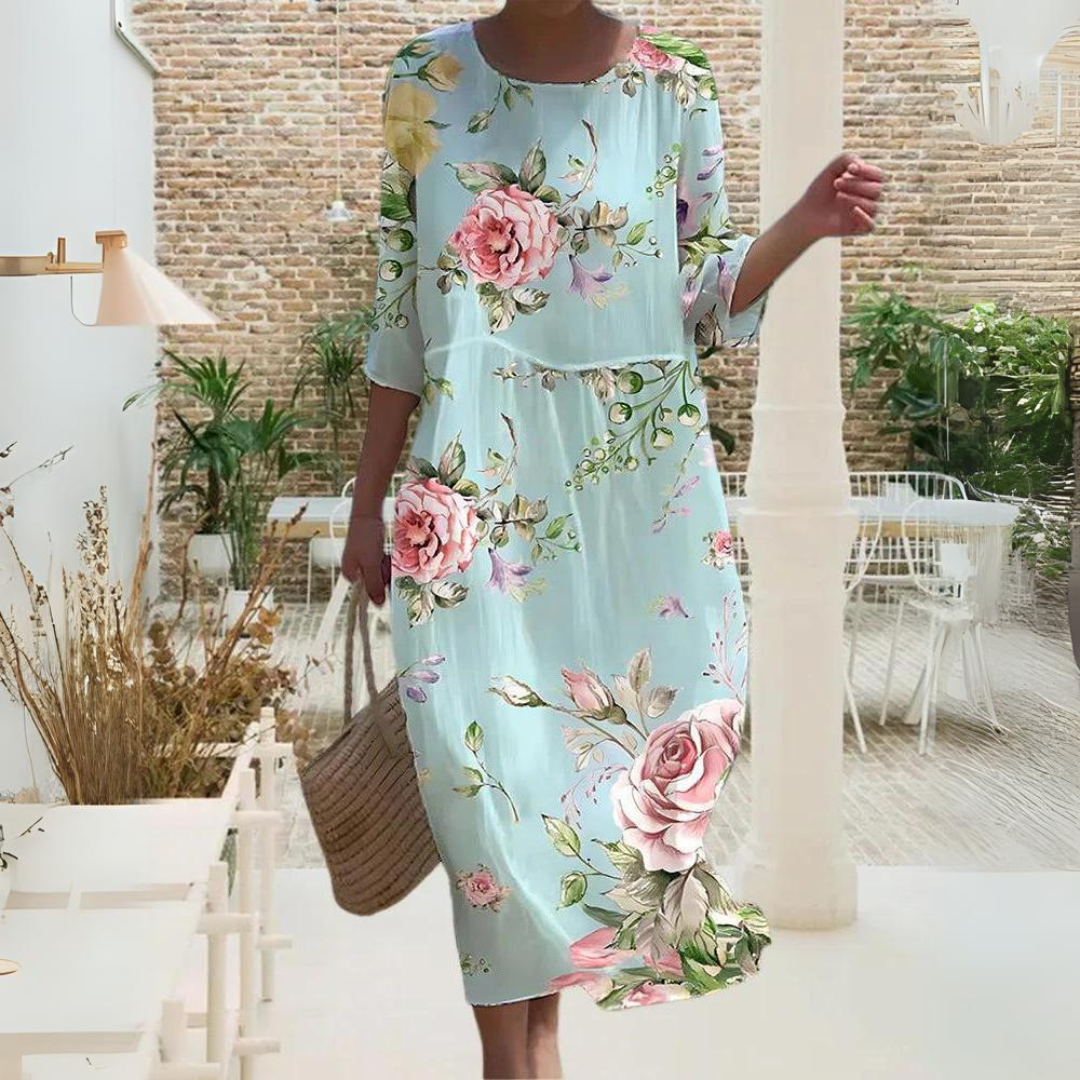Martha - Elegant Floral Dress