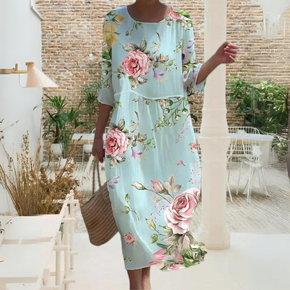 Martha - Elegant Floral Dress
