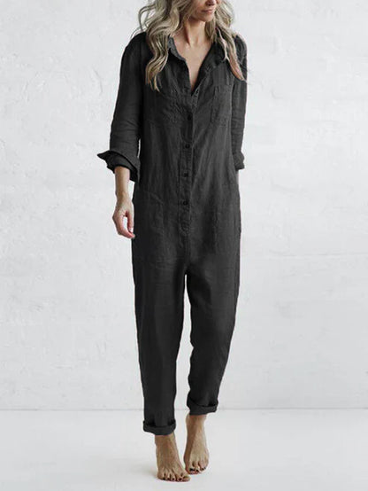 Sydney - Long Sleeve Jumpsuit