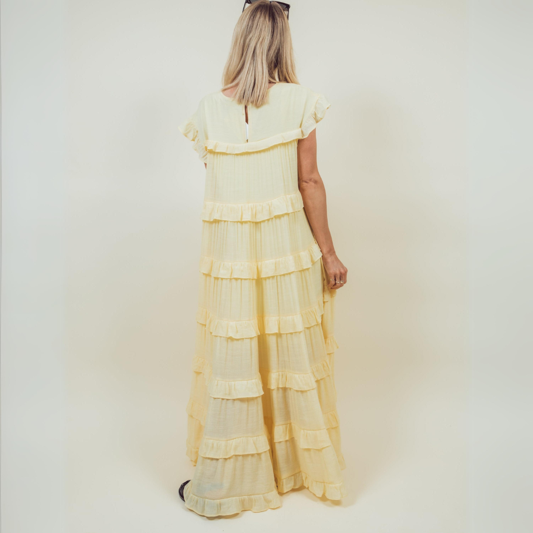 Betty Ruffle Tiered Dress