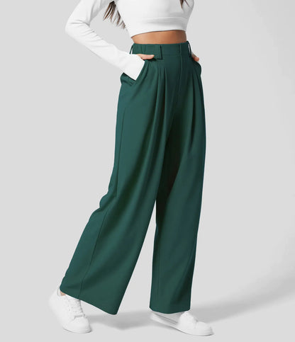Peppy - High Waisted Waffle Pants