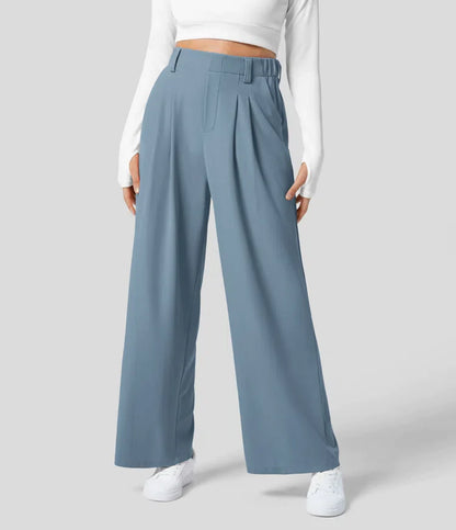 Peppy - High Waisted Waffle Pants