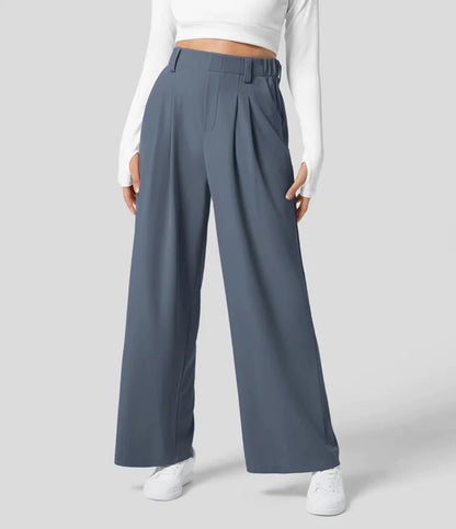 Peppy - High Waisted Waffle Pants