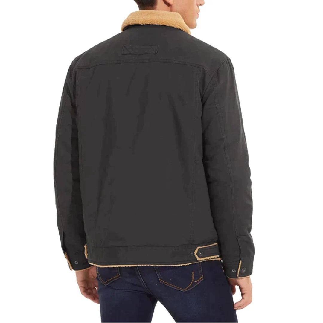 Lars - Bomber Jacket With Wool Lining – Viso&Co