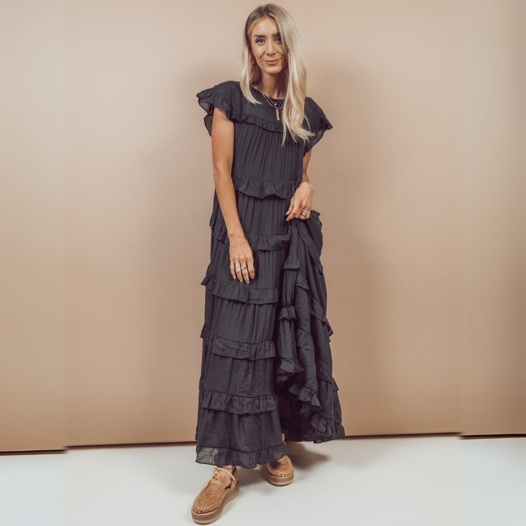 Betty Ruffle Tiered Dress