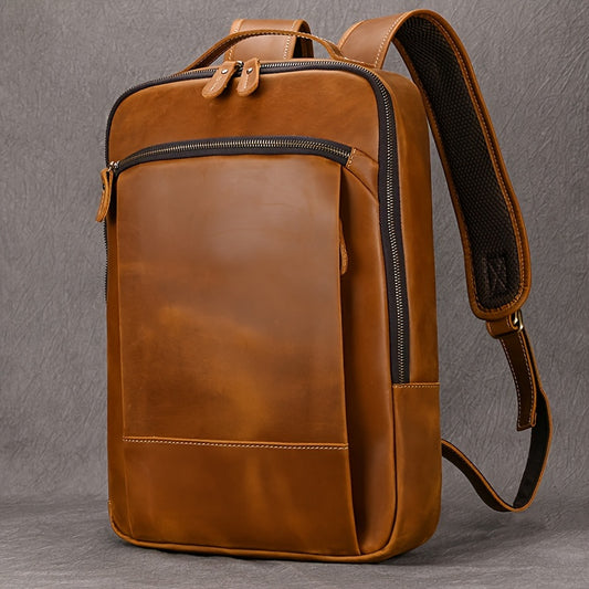 SLEEK URBAN LEATHER LAPTOP BAG