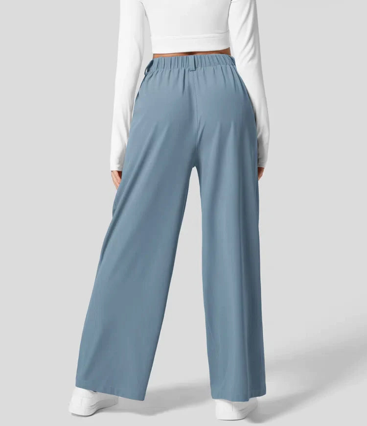 Peppy - High Waisted Waffle Pants