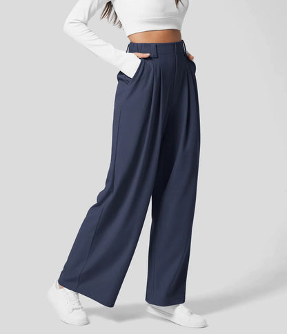 Peppy - High Waisted Waffle Pants