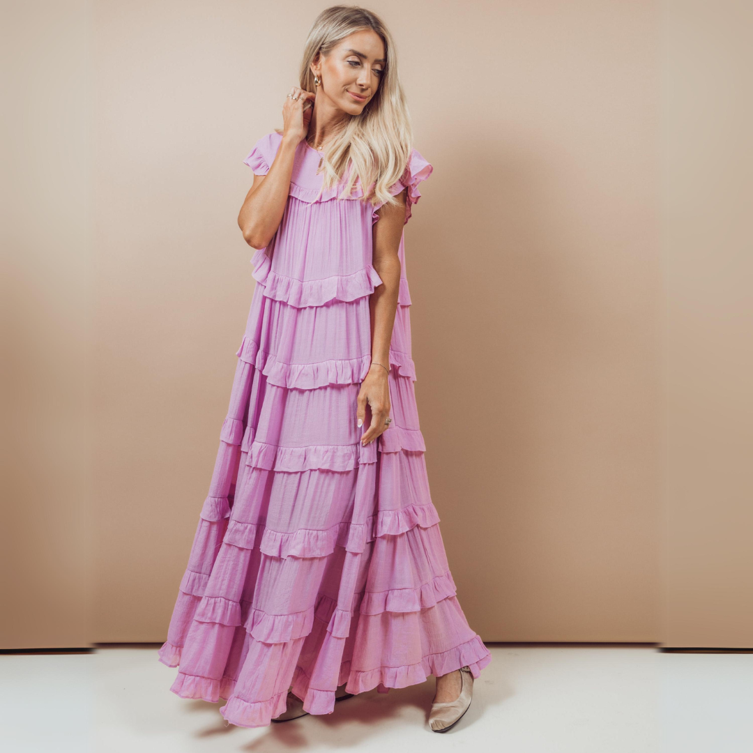 Betty Ruffle Tiered Dress