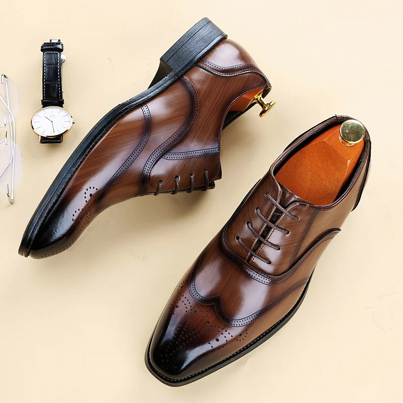 Manór - Leather Oxford Shoes