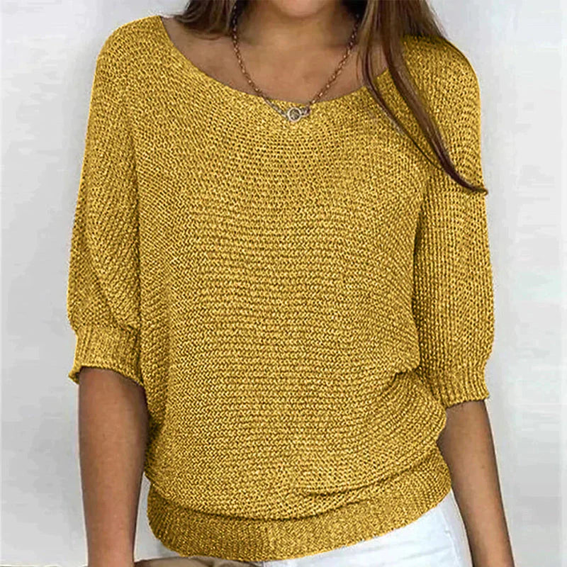 May | Stylish Cross Knit Pullover