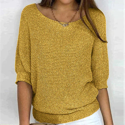 May | Stylish Cross Knit Pullover