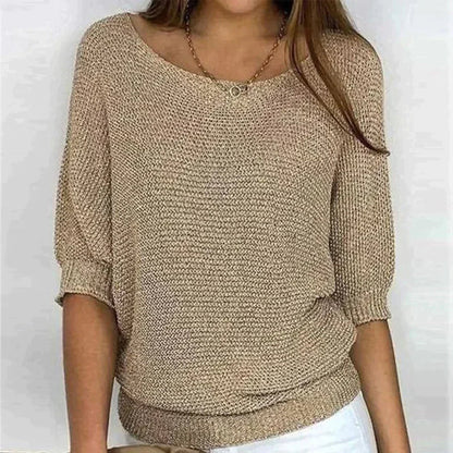 May | Stylish Cross Knit Pullover