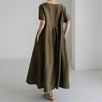 Aspen - Relaxed Crew Neck Dress