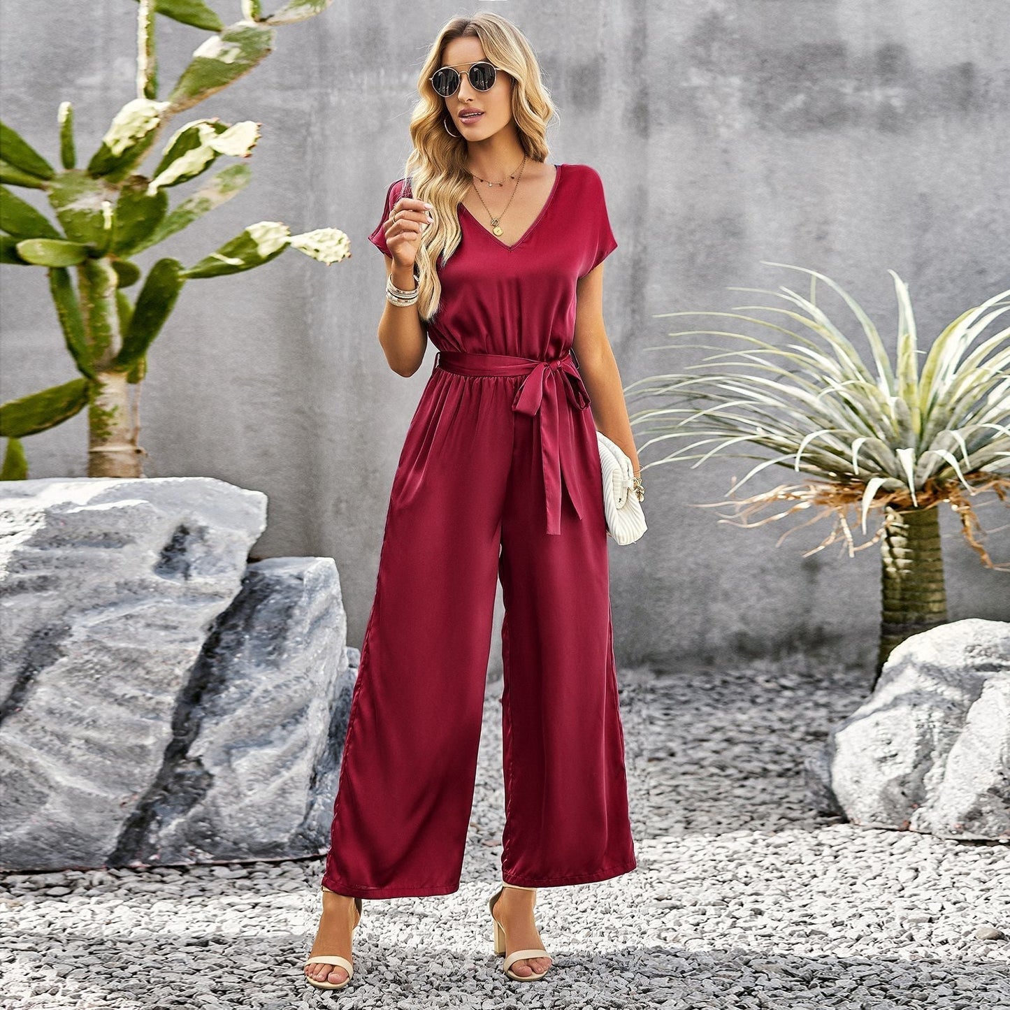 Nancy - Relaxed Wide Leg Jumpsuit