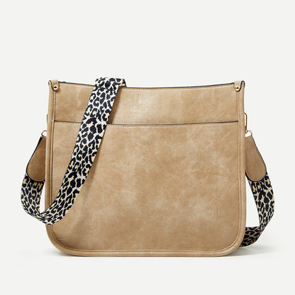 Adele - Leopard Faux Leather Crossbody Bag