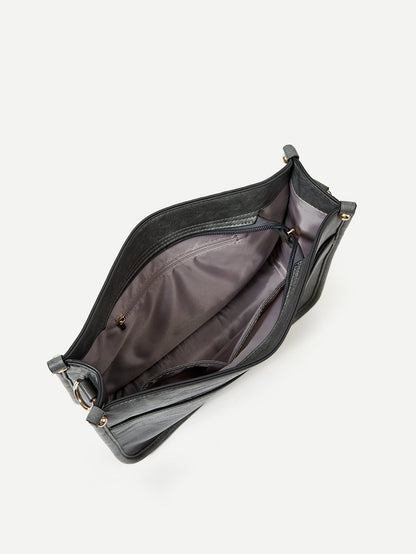 Adele - Leopard Faux Leather Crossbody Bag