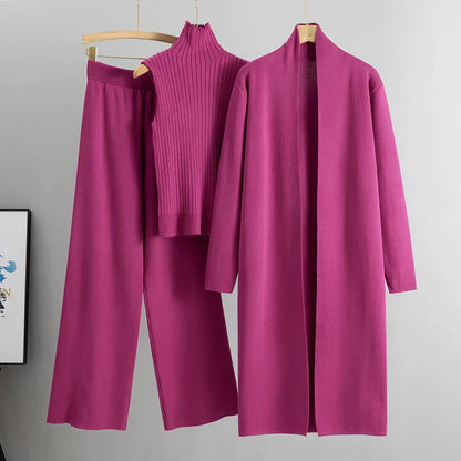 Catharyn - Autumn Three Piece Knitted Set
