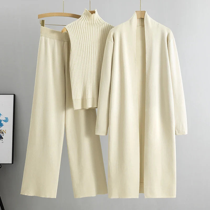 Catharyn - Autumn Three Piece Knitted Set