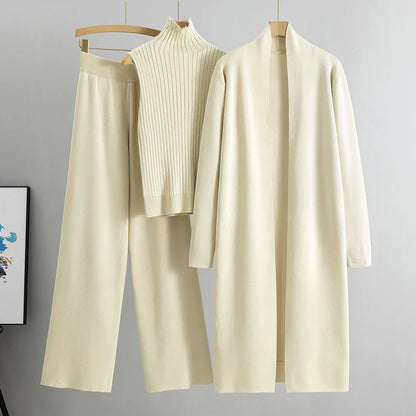 Catharyn - Autumn Three Piece Knitted Set