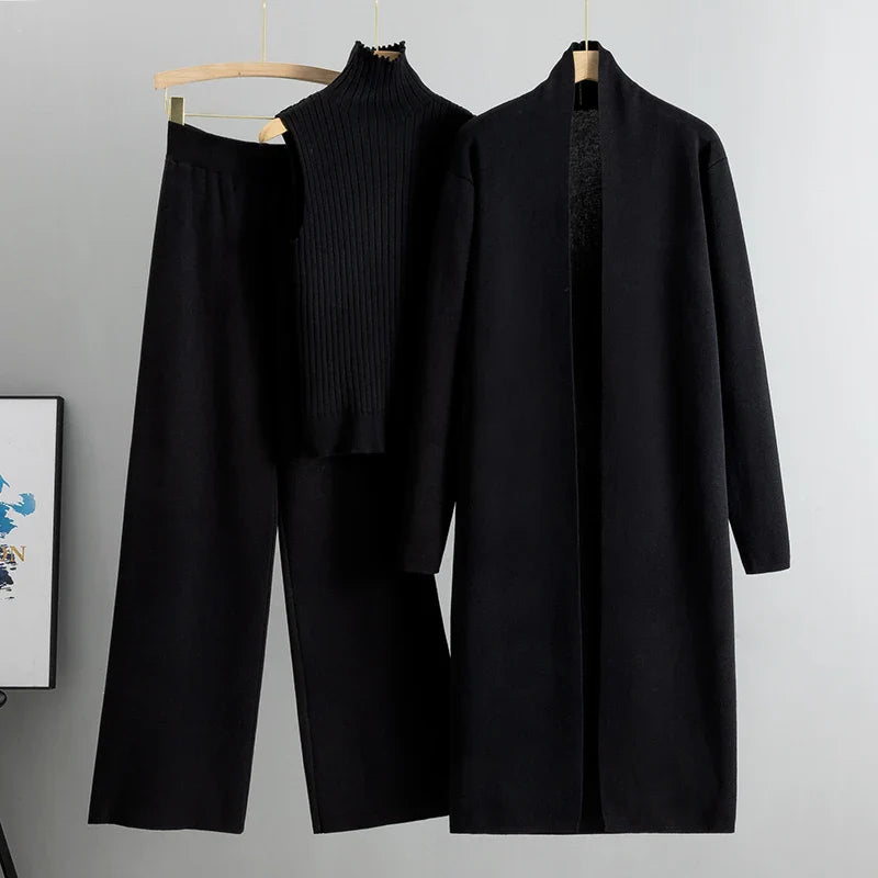 Catharyn - Autumn Three Piece Knitted Set
