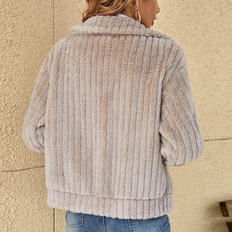 Nadia - Casual Plush Cardigan