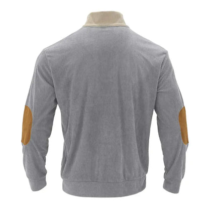 Lachlan | Men's Ribbed Button Up Sweater