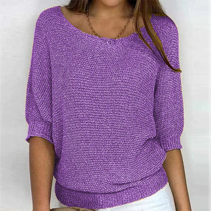 May | Stylish Cross Knit Pullover
