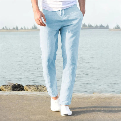 Mason - Relaxed Linen Drawstring Pants