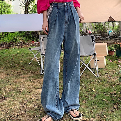 Julissa - Washed Raw Denim Jeans